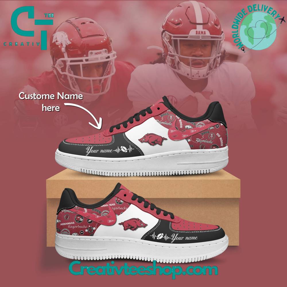 Arkansas Razorbacks Air Low-Top Af1 Sneakers Shoes For Men And Women