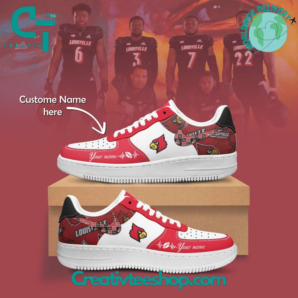 Louisville Cardinals Air Low-Top Af1 Sneakers Shoes For Men And Women