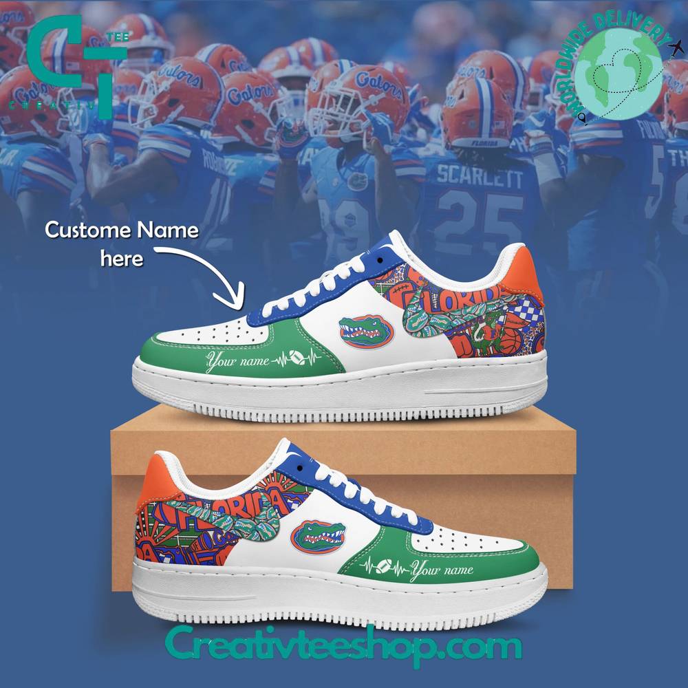 Florida Gators Air Low-Top Af1 Sneakers Shoes For Men And Women