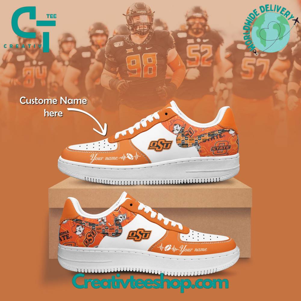 Oklahoma State Cowboys Air Low-Top Af1 Sneakers Shoes For Men And Women