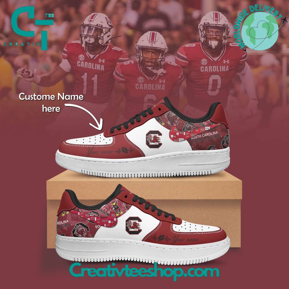 South Carolina Gamecocks Air Low-Top Af1 Sneakers Shoes For Men And Women