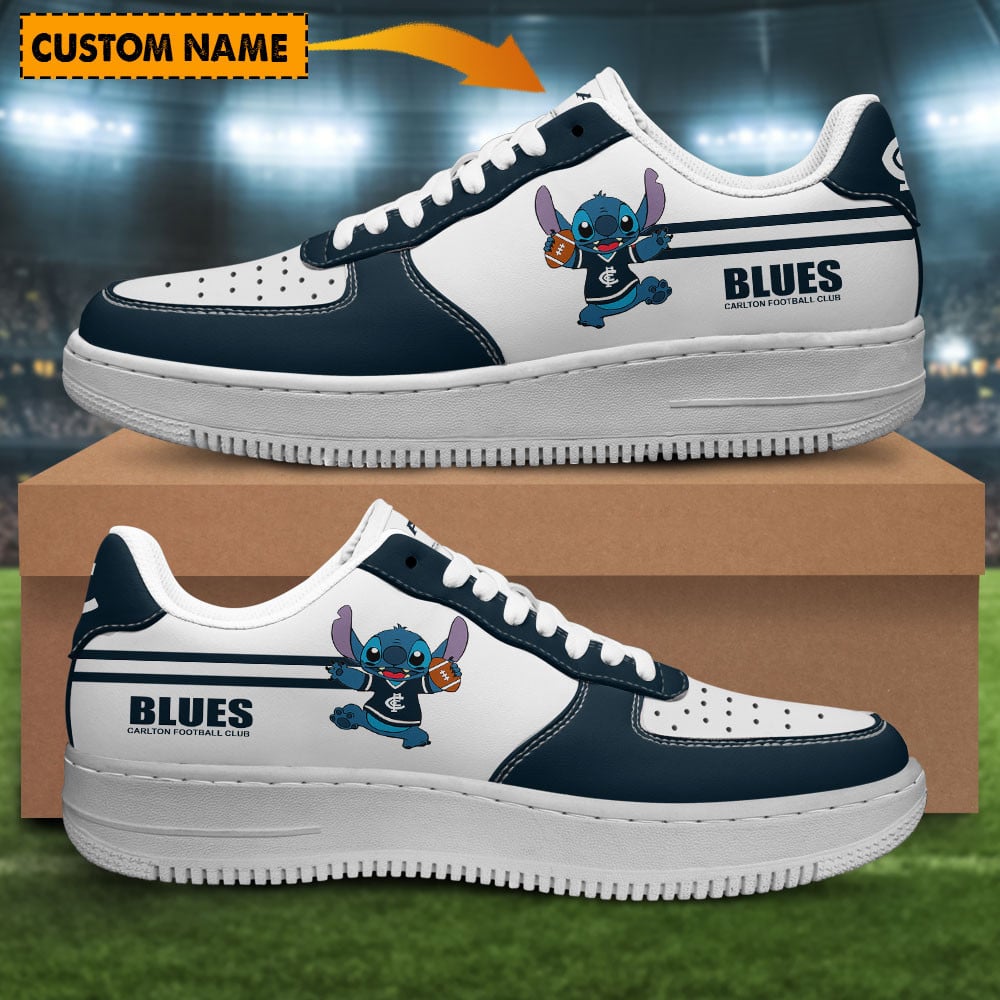 Carlton Football Club Air Low-Top Af1 Sneakers Shoes For Men And Women