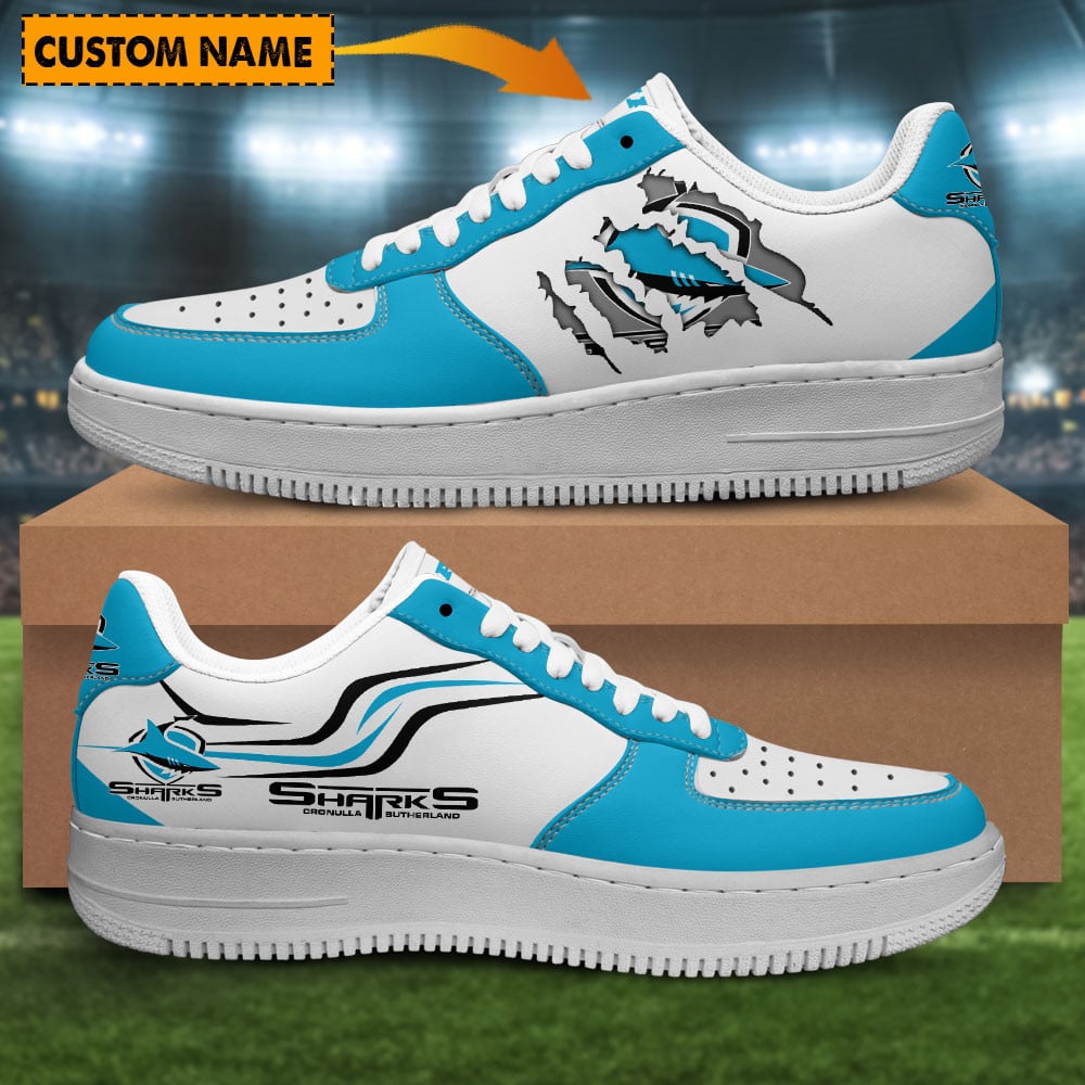 Cronulla-Sutherland Sharks Air Low-Top Af1 Sneakers Shoes For Men And Women
