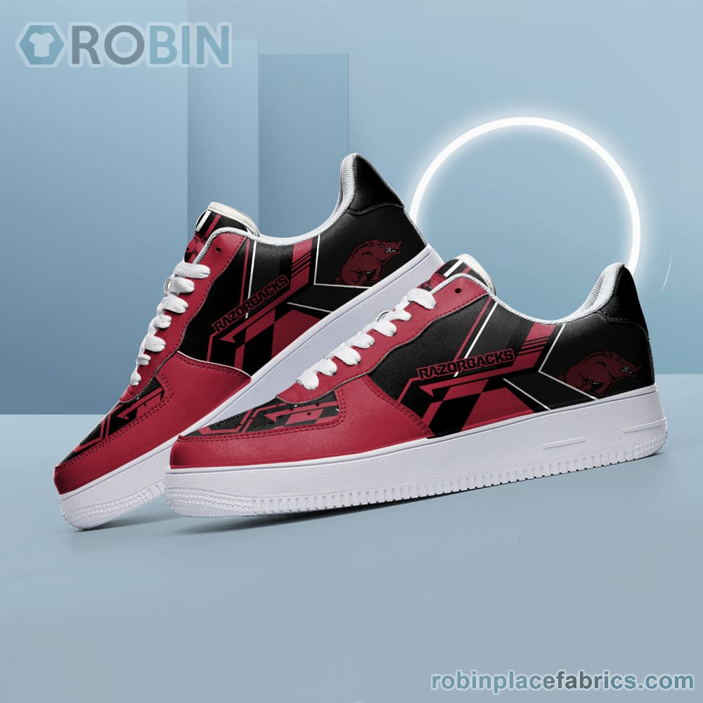 Ncaa Arkansas Razorbacks Air Force Shoes Naf Shoes For Men Women