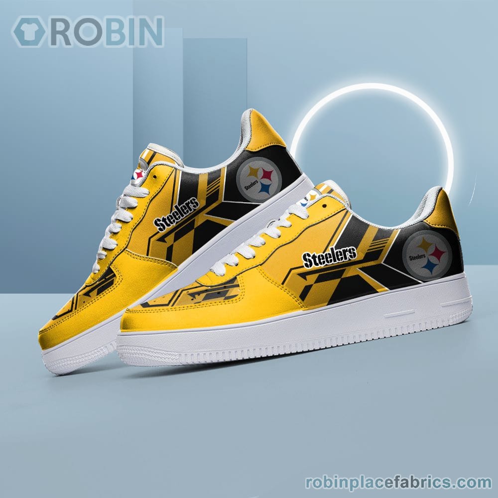 Nfl Pittsburgh Steelers Air Force Shoes Naf Shoes For Men Women