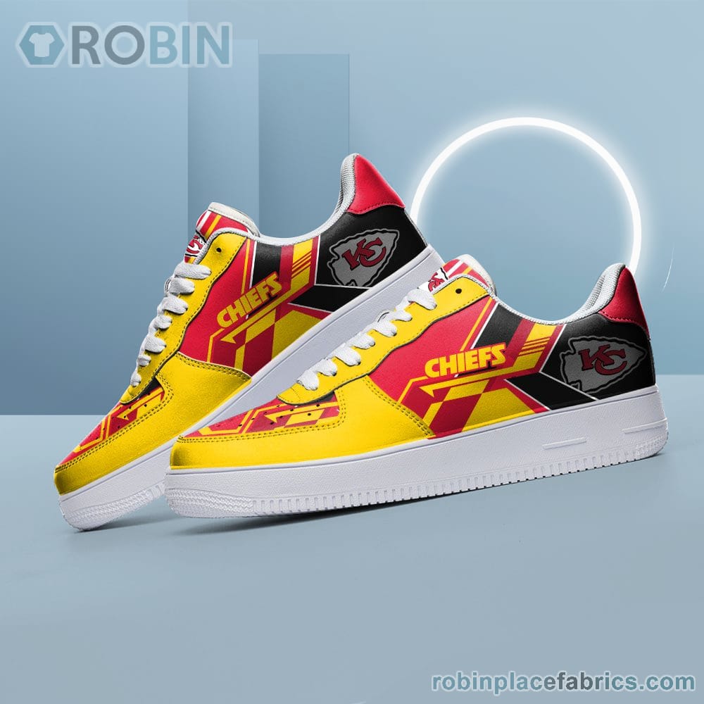 Nfl Kansas City Chiefs Air Force Shoes Naf Shoes For Men Women