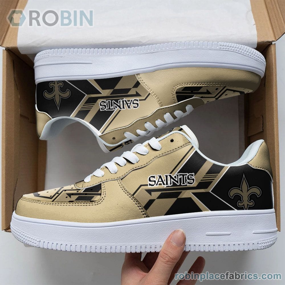 Nfl New Orleans Saints Air Force Shoes Naf Shoes For Men Women