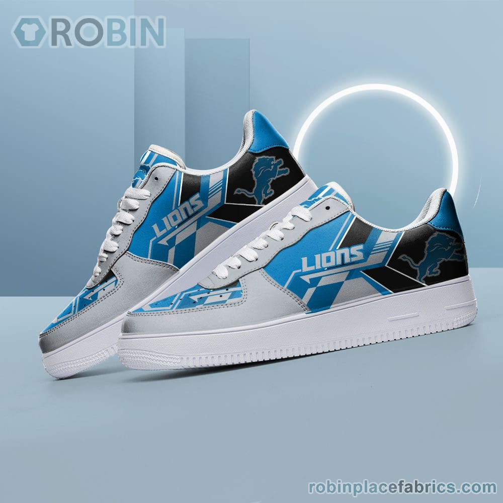 Nfl Detroit Lions Air Force Shoes Naf Shoes For Men Women