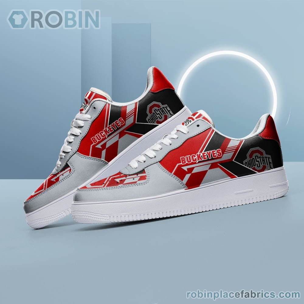 Ncaa Ohio State Buckeyes Air Force Shoes Naf Shoes For Men Women