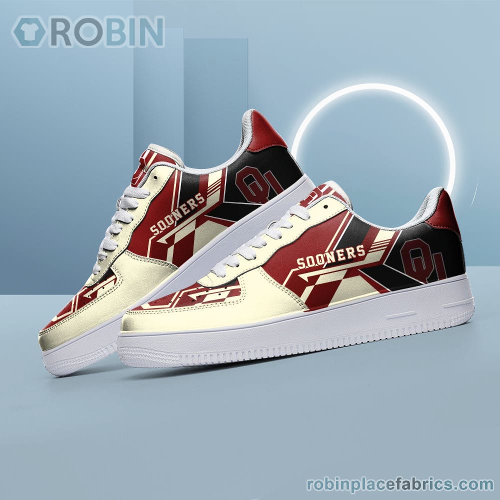 Ncaa Oklahoma Sooners Air Force Shoes Naf Shoes For Men Women