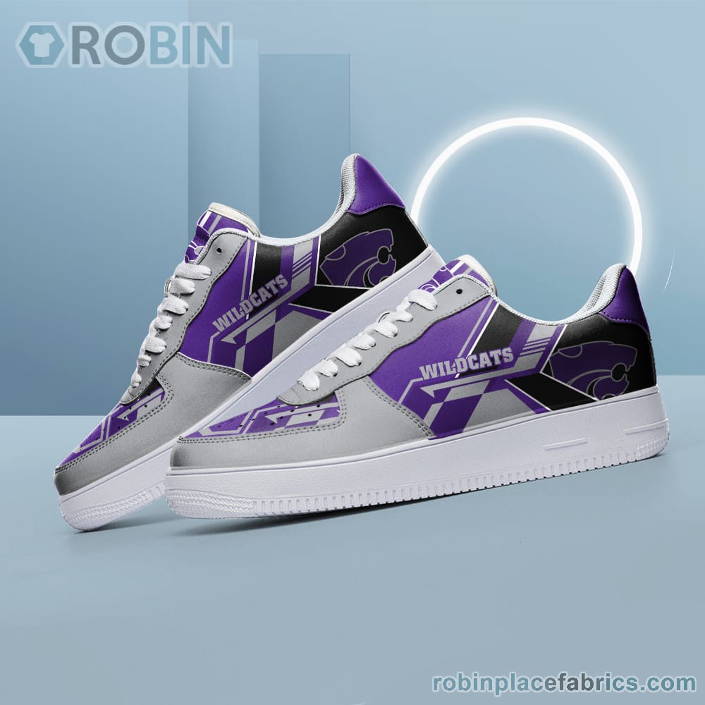 Ncaa Kansas State Wildcats Air Force Shoes Naf Shoes For Men Women