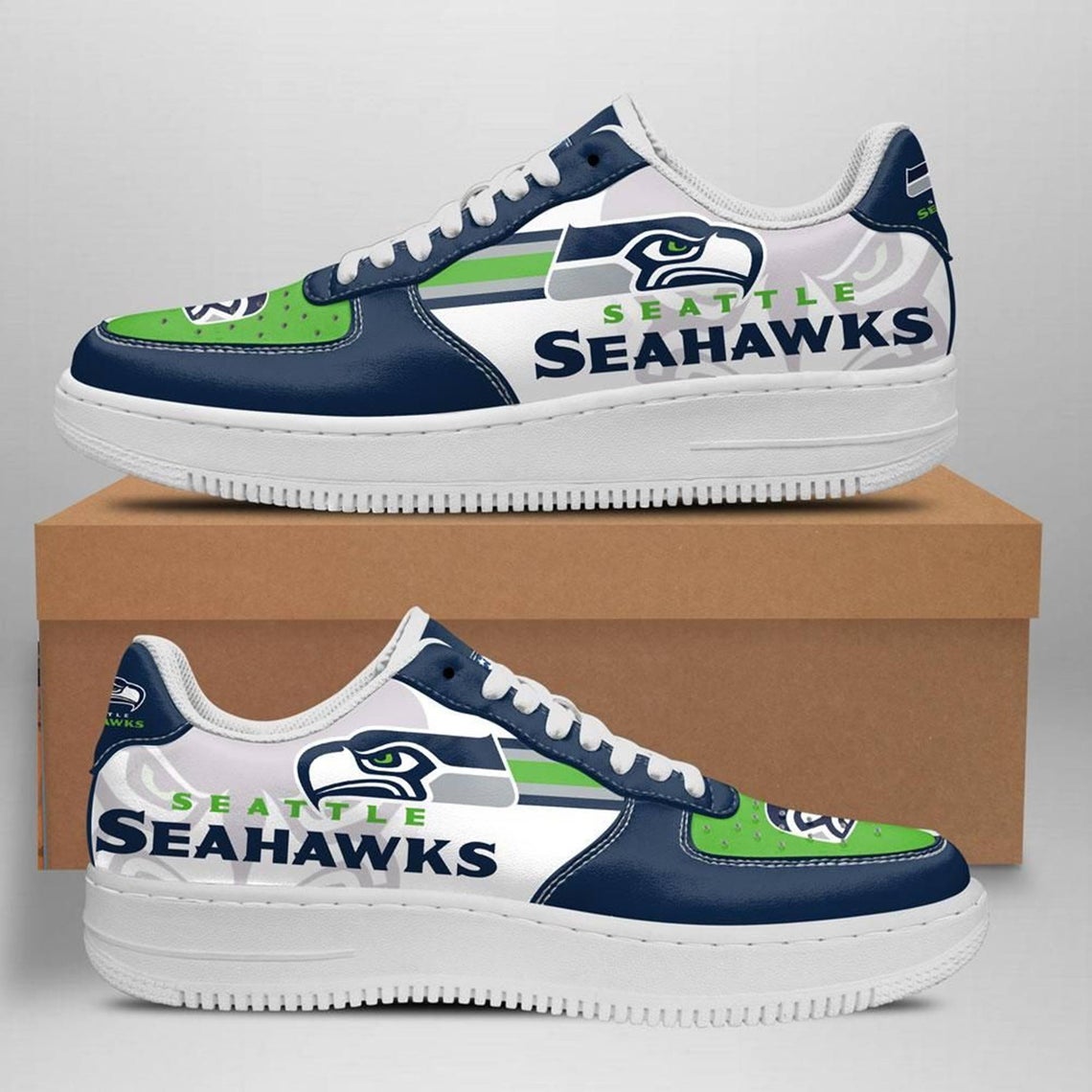 Seattle Seahawks Football Custom Naf Shoes For Men Women