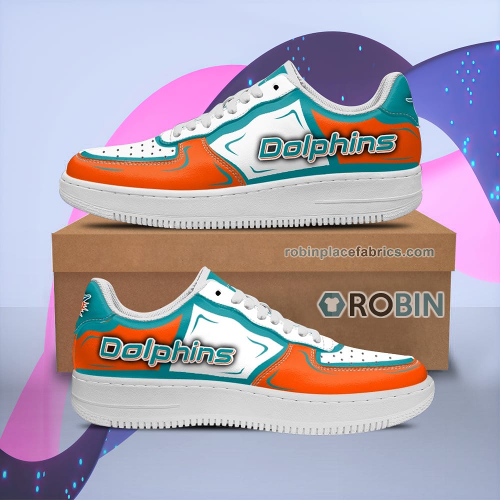 Miami Dolphins Air Sneakers Custom Naf Shoes For Men Women