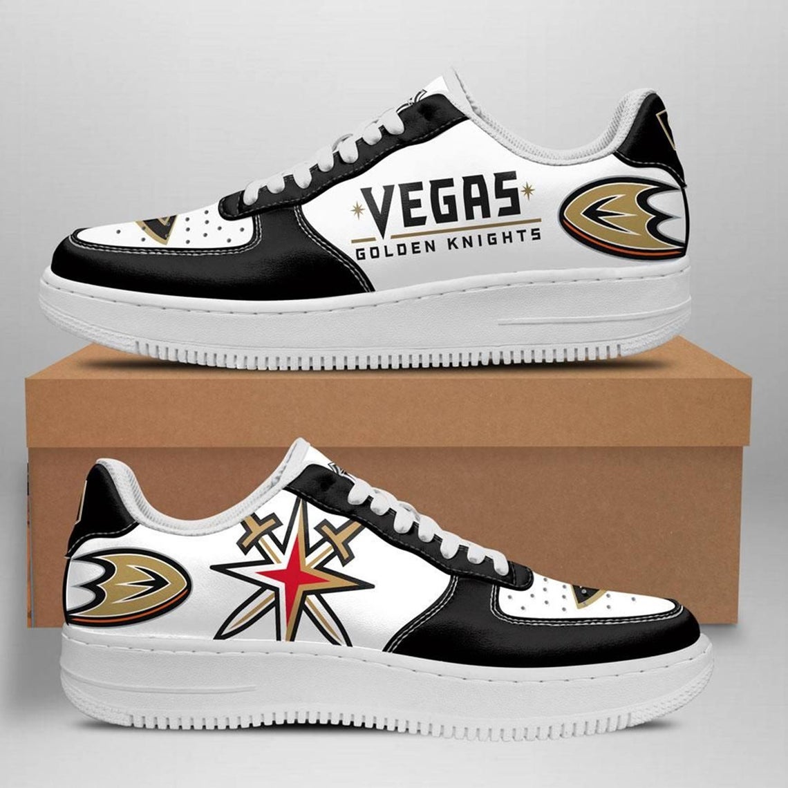 Vegas Golden Knights Custom Naf Shoes For Men Women