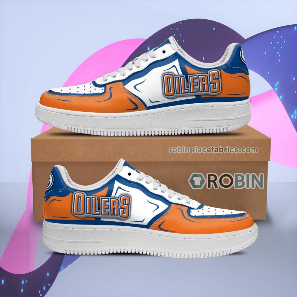 Edmonton Oilers Air Sneakers Custom Naf Shoes For Men Women