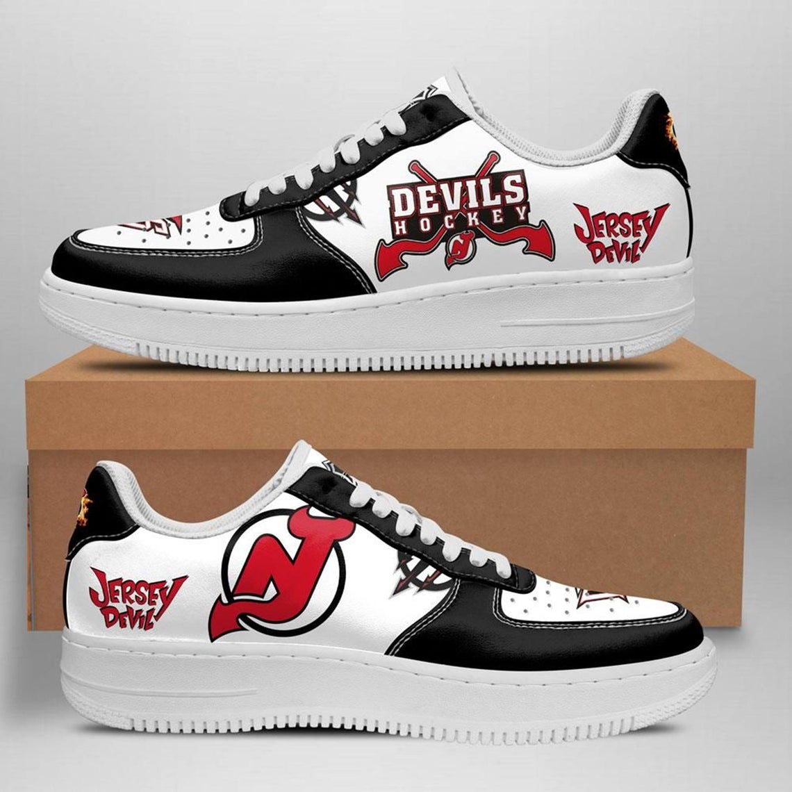 New Jersey Devils Custom Naf Shoes For Men Women