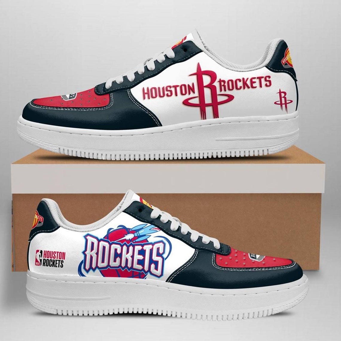 Houston Rockets Custom Naf Shoes For Men Women