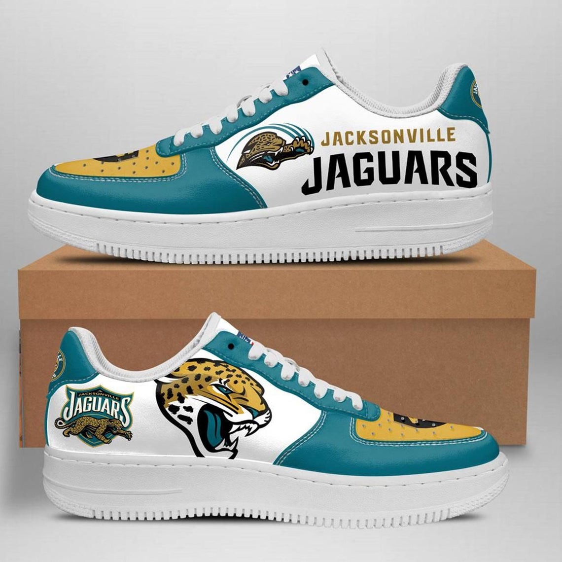 Jacksonville Jaguars Custom Naf Shoes For Men Women