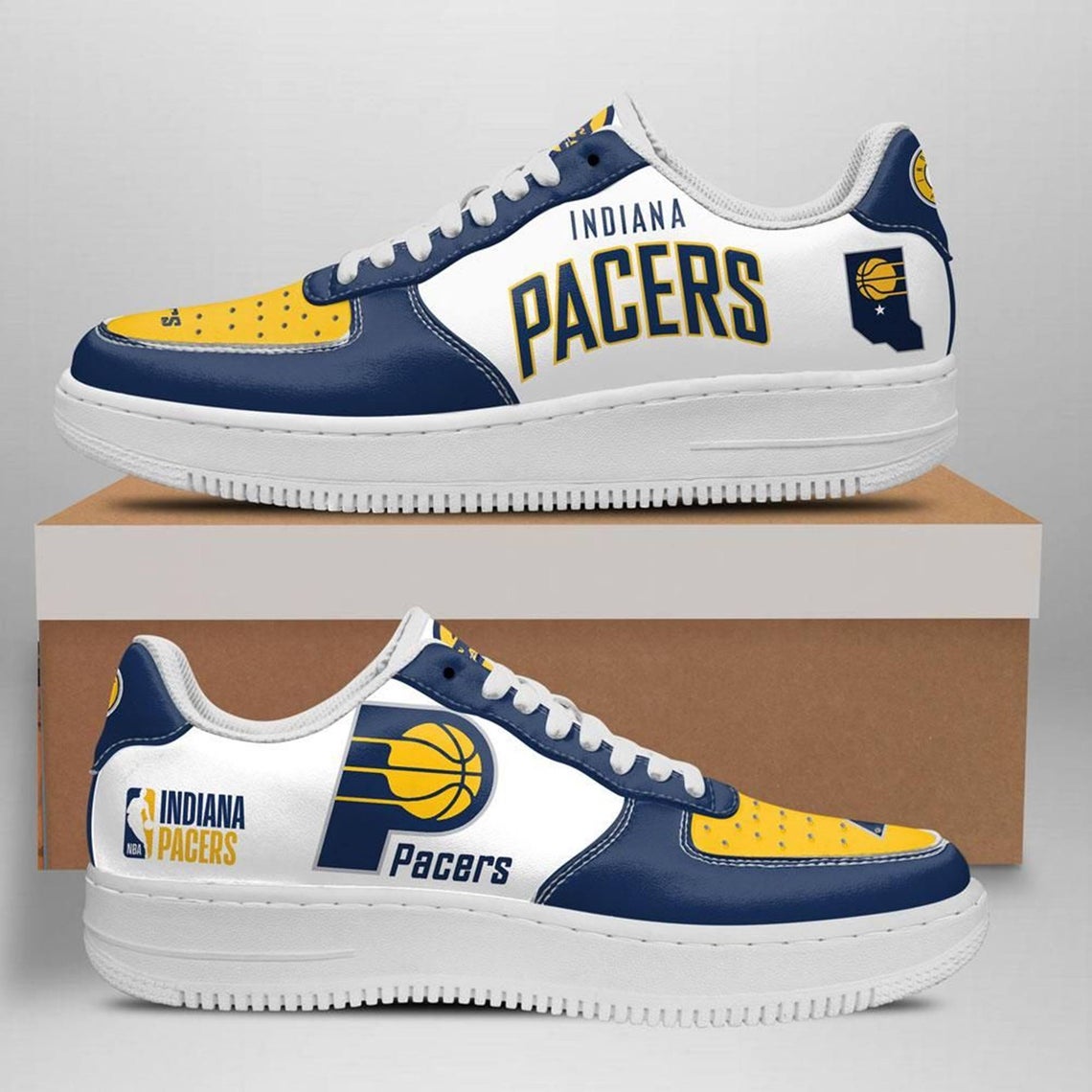Indiana Pacers Custom Naf Shoes For Men Women