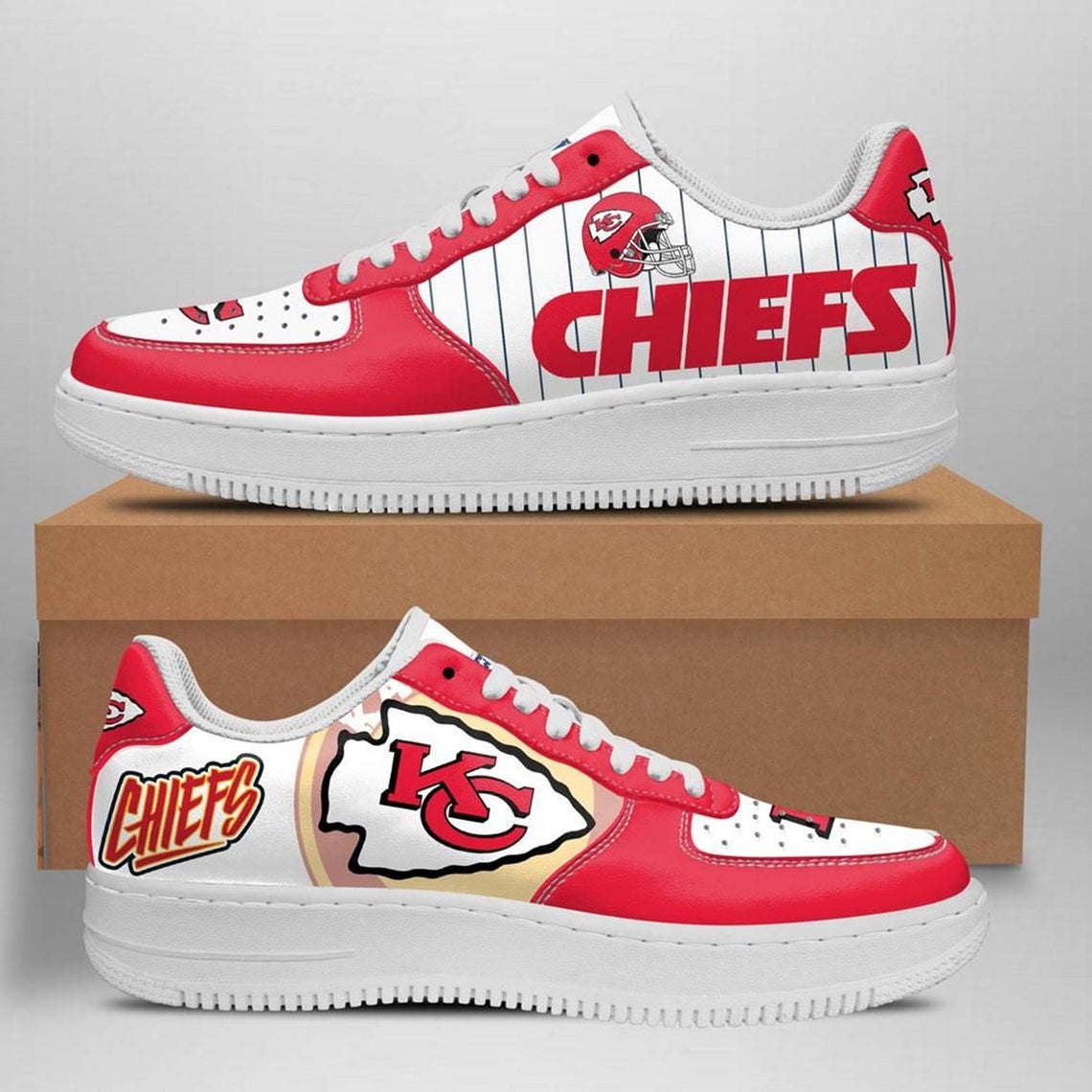 Kansas City Chiefs Football Custom Naf Shoes For Men Women