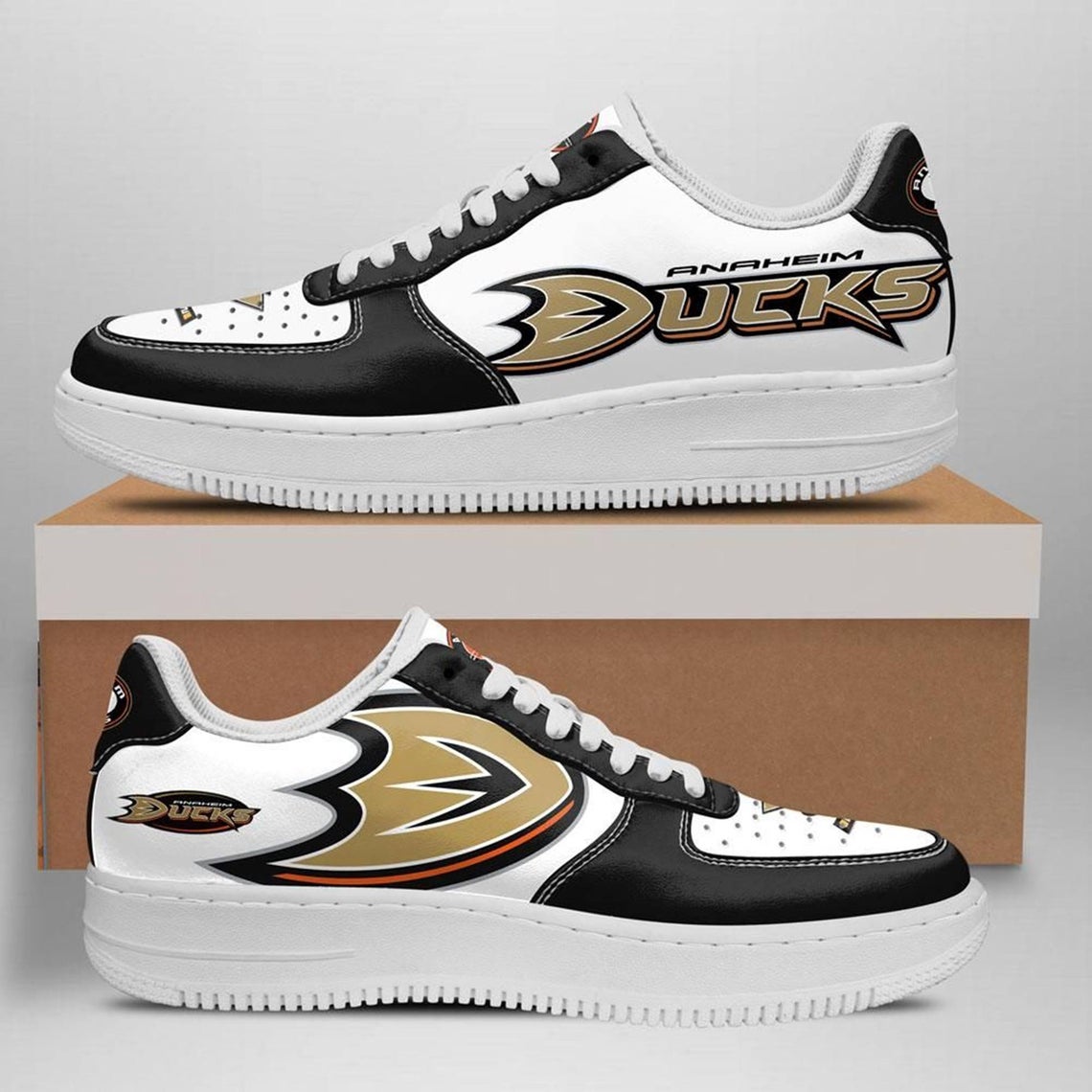 Anaheim Ducks Hockey Tean Custom Naf Shoes For Men Women