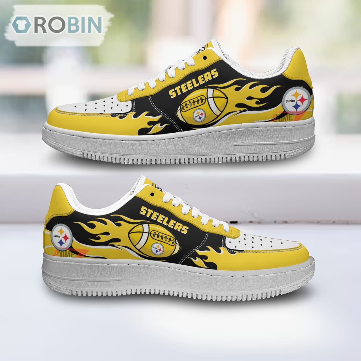 Pittsburgh Steelers Air Sneakers For Men Women