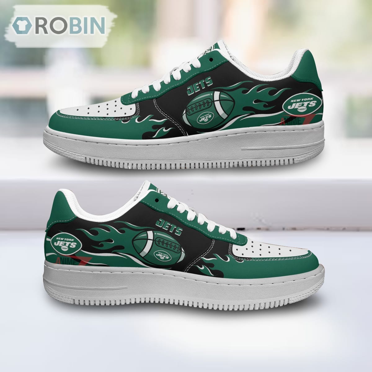 New York Jets Air Sneakers For Men Women