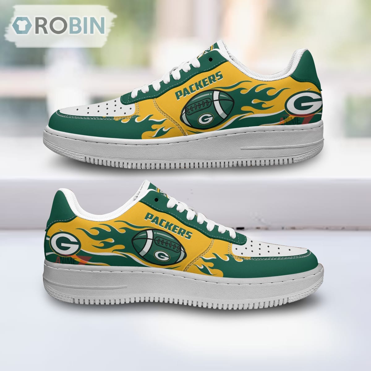 Green Bay Packers Air Sneakers For Men Women