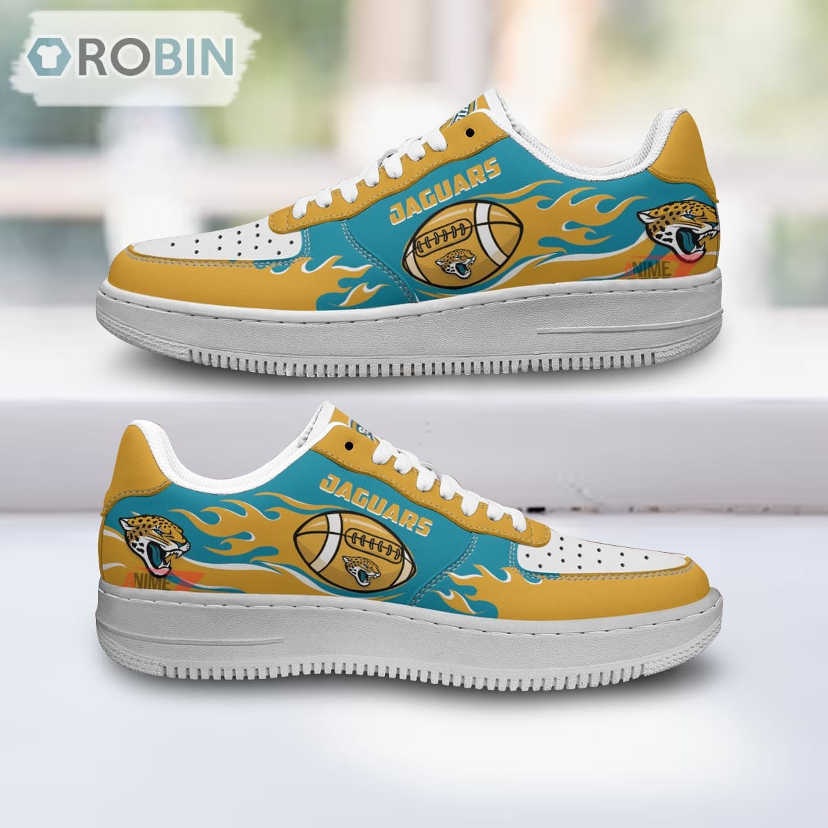 Jacksonville Jaguars Air Sneakers For Men Women