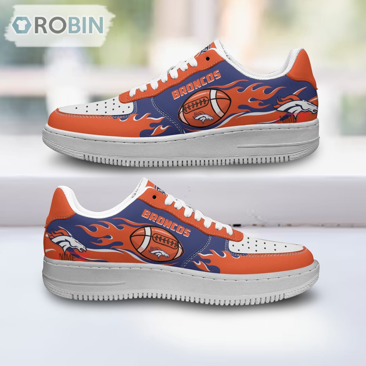 Denver Broncos Air Sneakers For Men Women