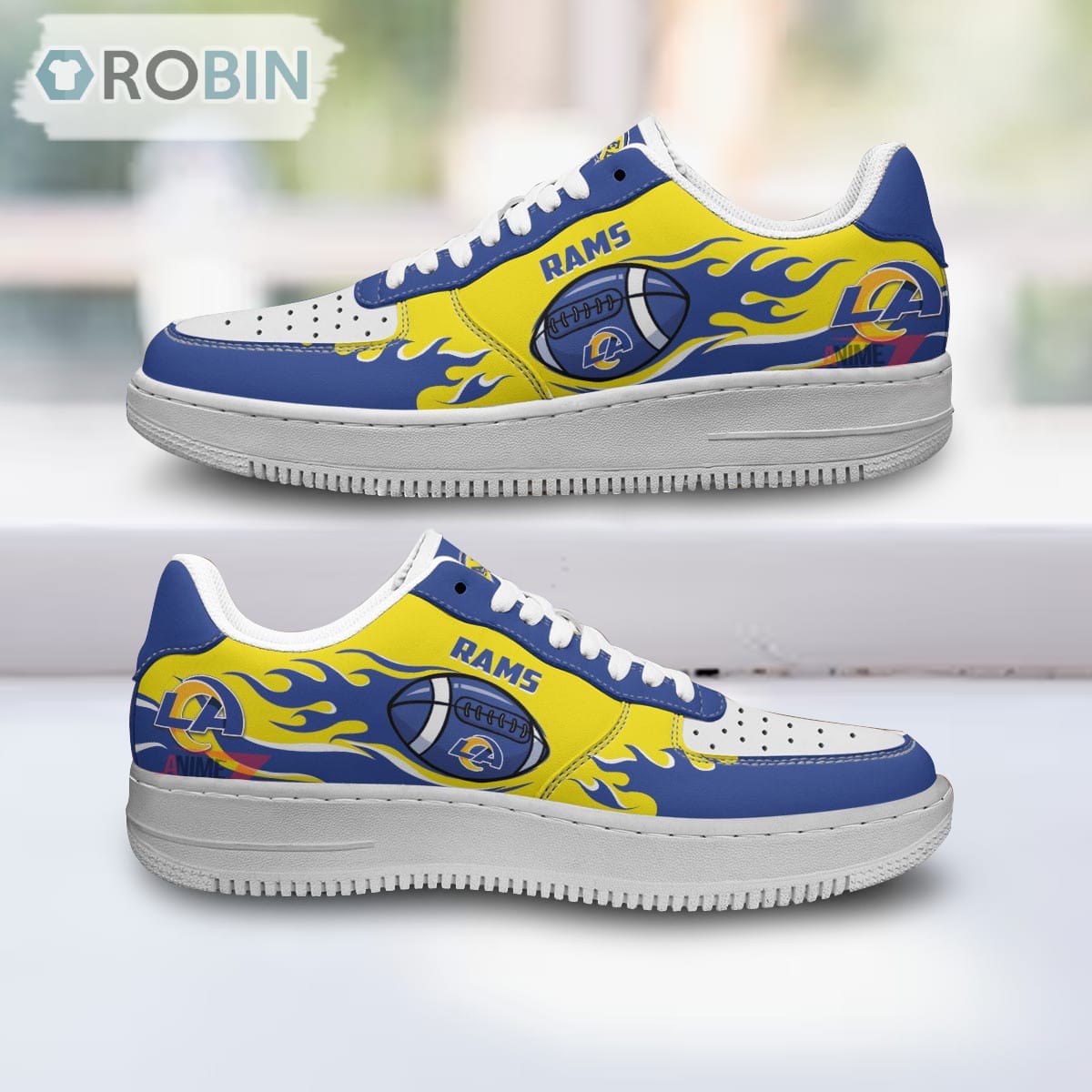 Los Angeles Rams Air Sneakers For Men Women