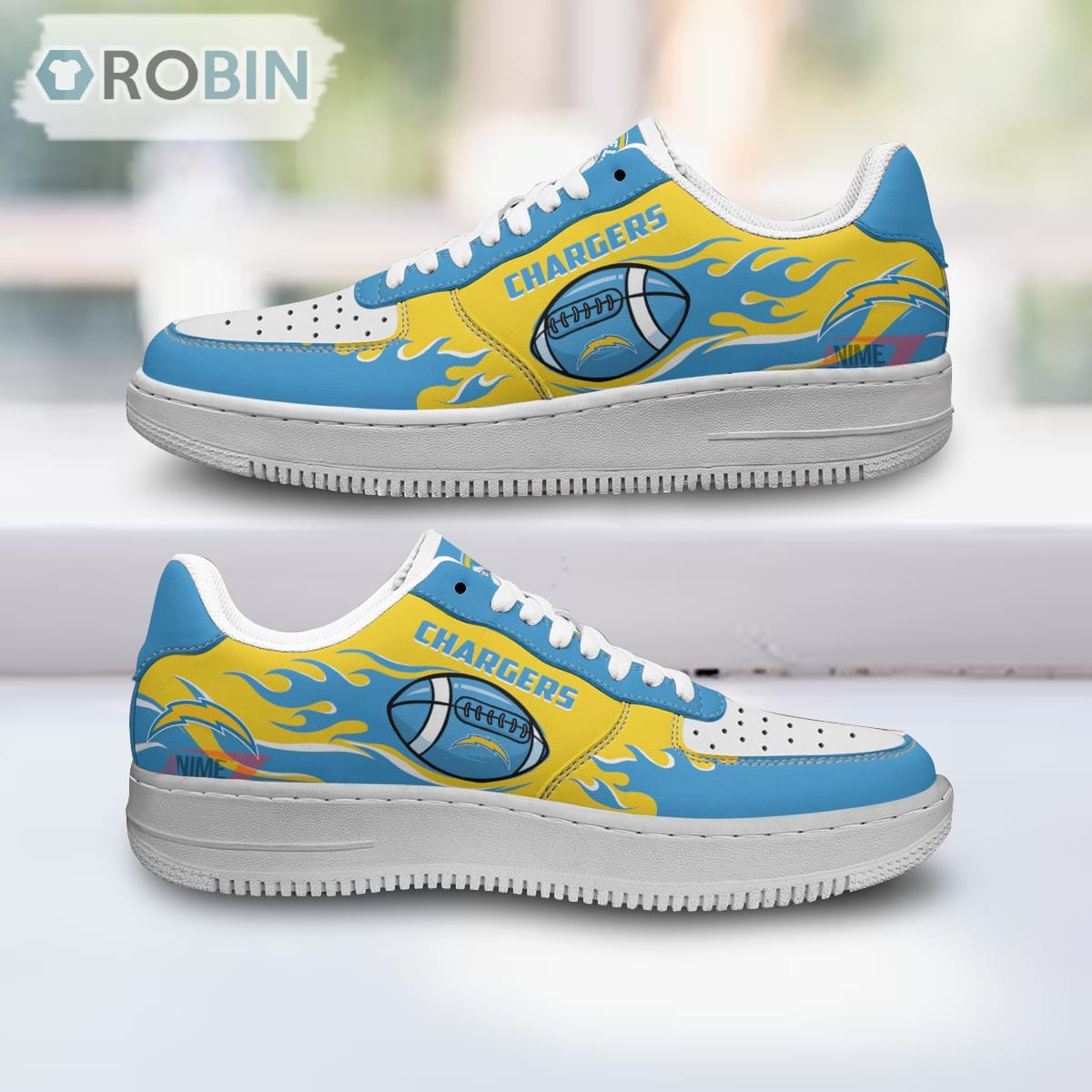 Los Angeles Chargers Air Sneakers For Men Women