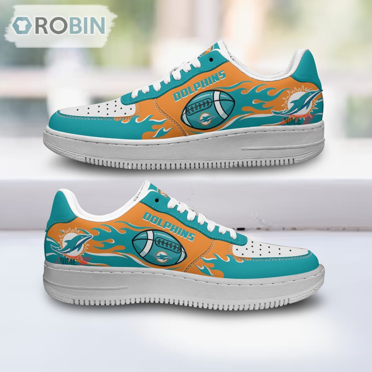 Miami Dolphins Air Sneakers For Men Women