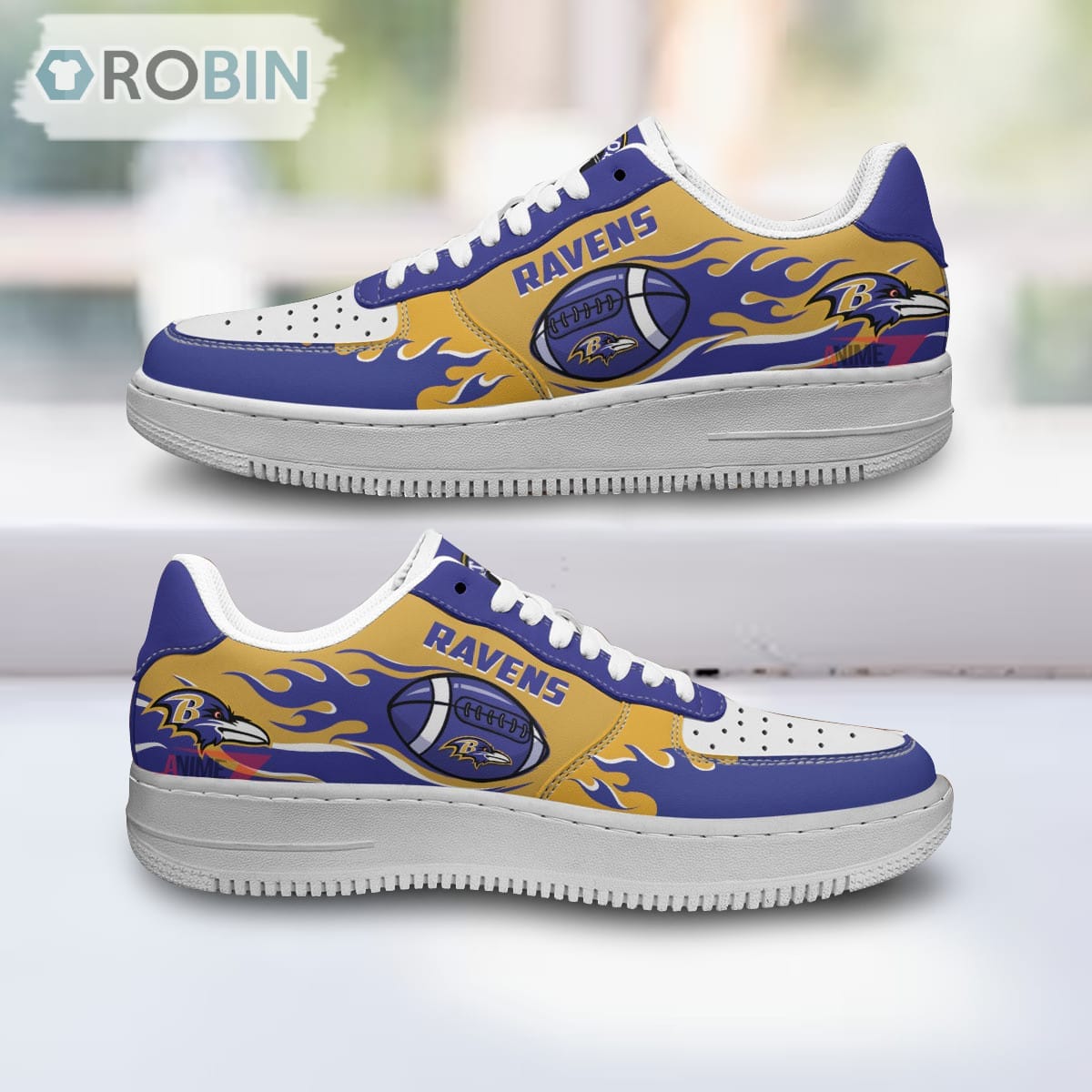 Baltimore Ravens Air Sneakers For Men Women