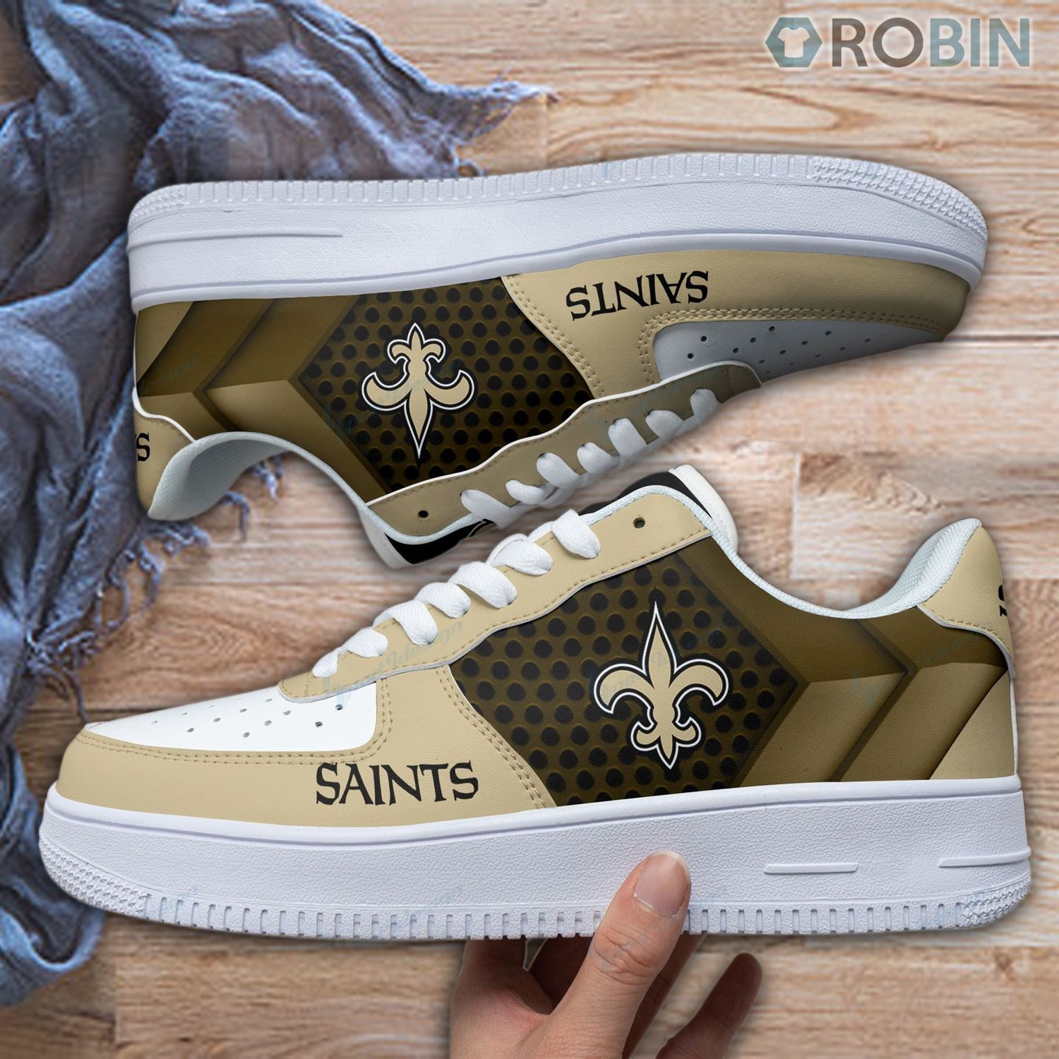 New Orleans Saints Air Force 1 Shoes For Men Women