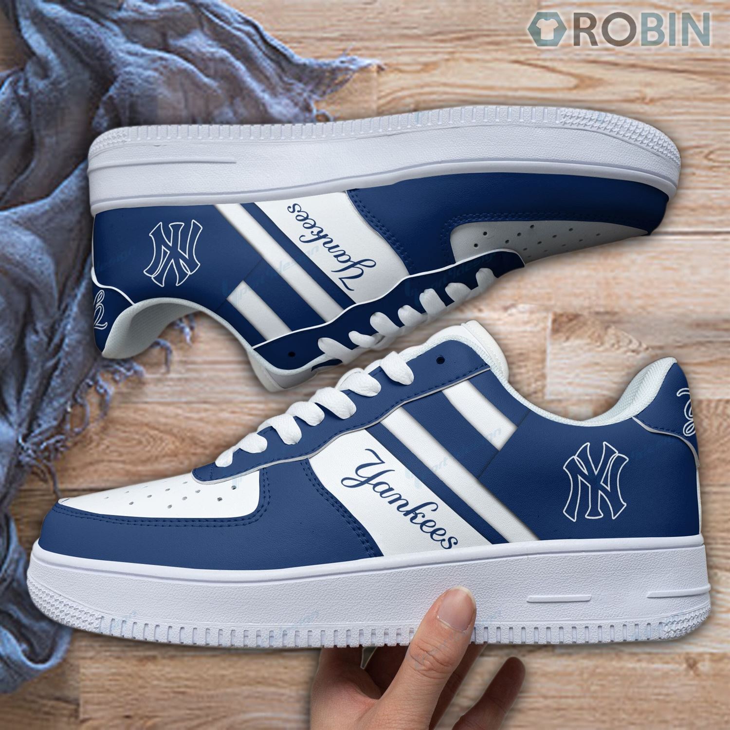 New York Yankees Air Force 1 Shoes For Men Women