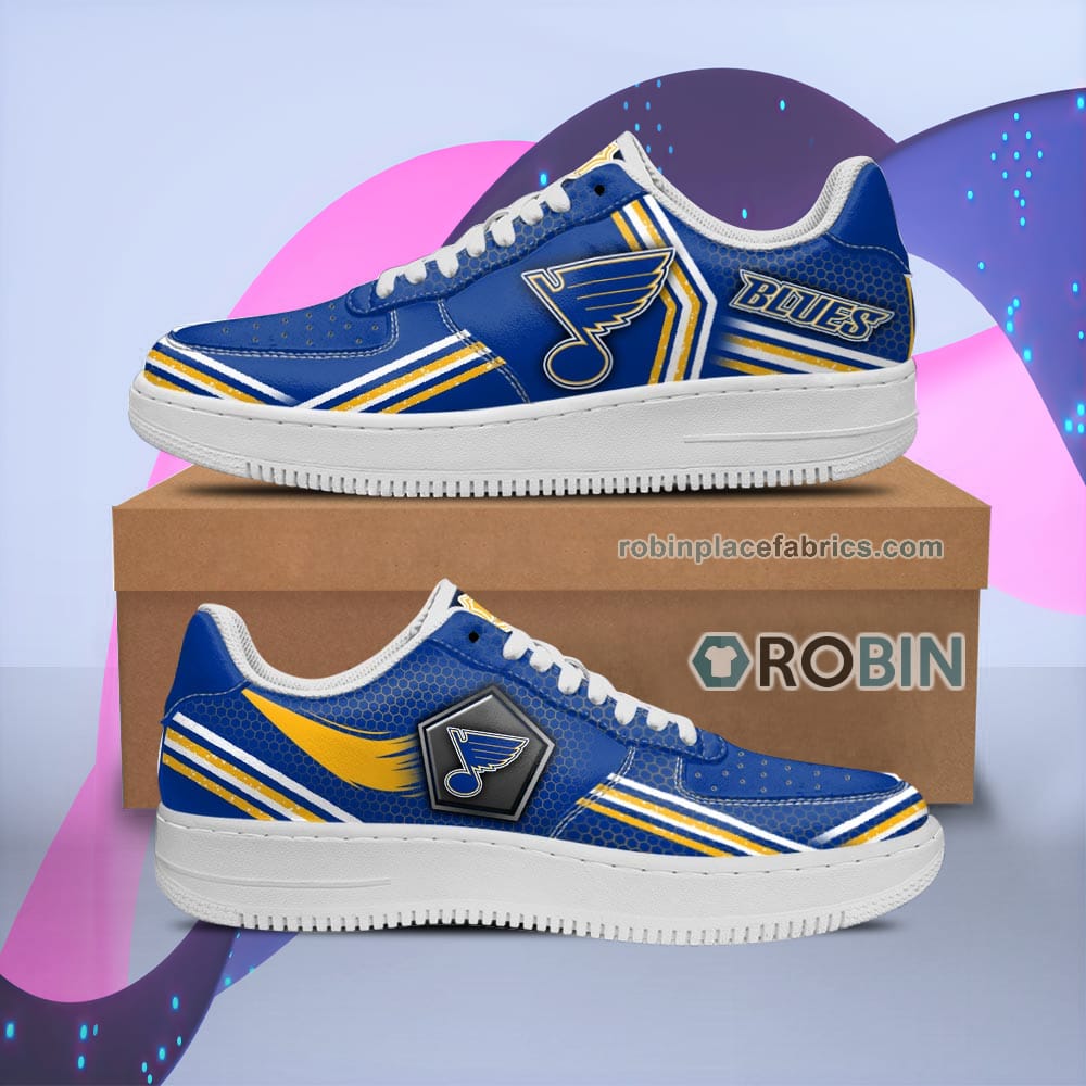 St. Louis Blues Air Sneakers Custom Force Shoes For Men Women