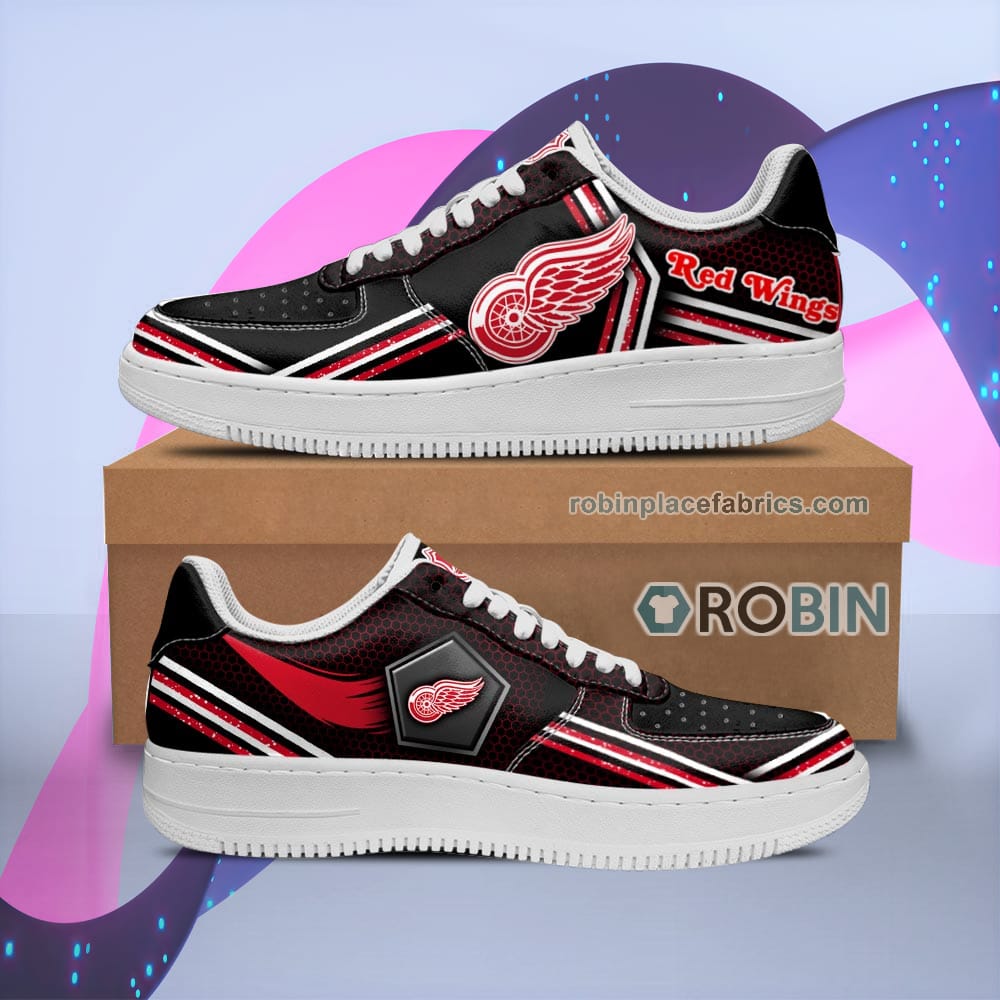 Detroit Red Wings Air Sneakers Custom Force Shoes For Men Women