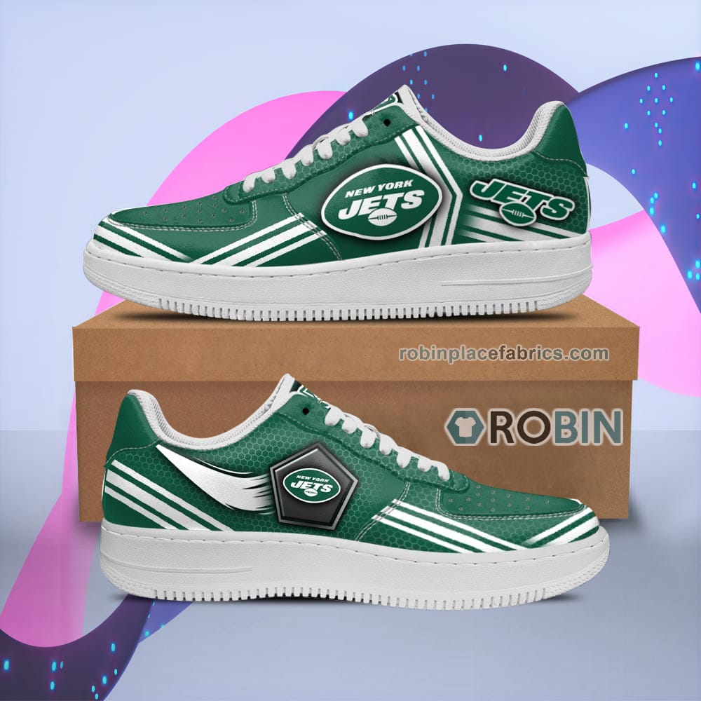 New York Jets Air Sneakers Custom Force Shoes For Men Women