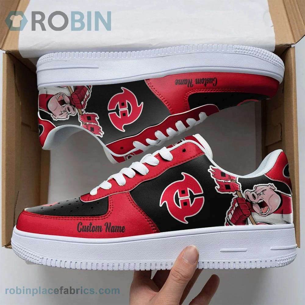 Carolina Hurricanes Mascot Logo Nhl Custom Name Air Force 1 Shoes For Men Women