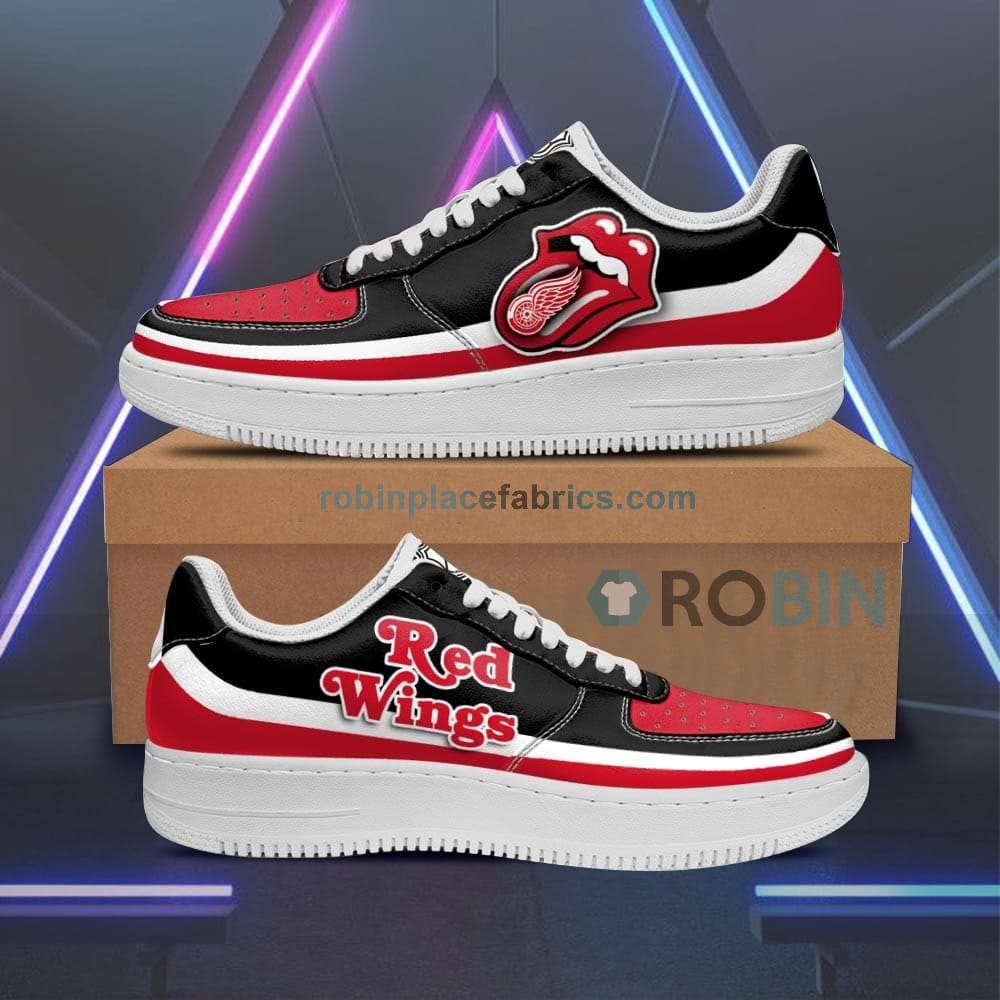 Detroit Red Wings Air Sneakers Custom Force Shoes Sexy Lipss Air Force 1 Shoes For Men Women