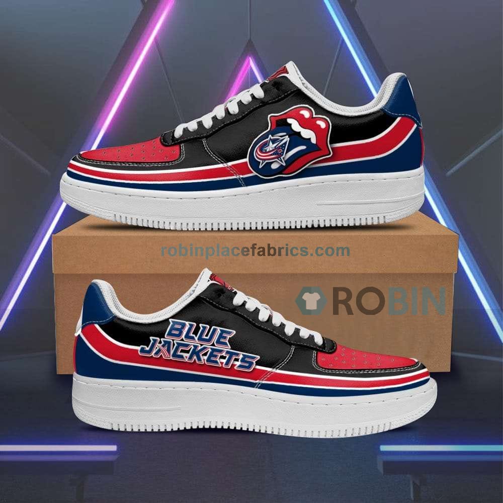 Columbus Blue Jackets Air Sneakers Custom Force Shoes Sexy Lipss Air Force 1 Shoes For Men Women
