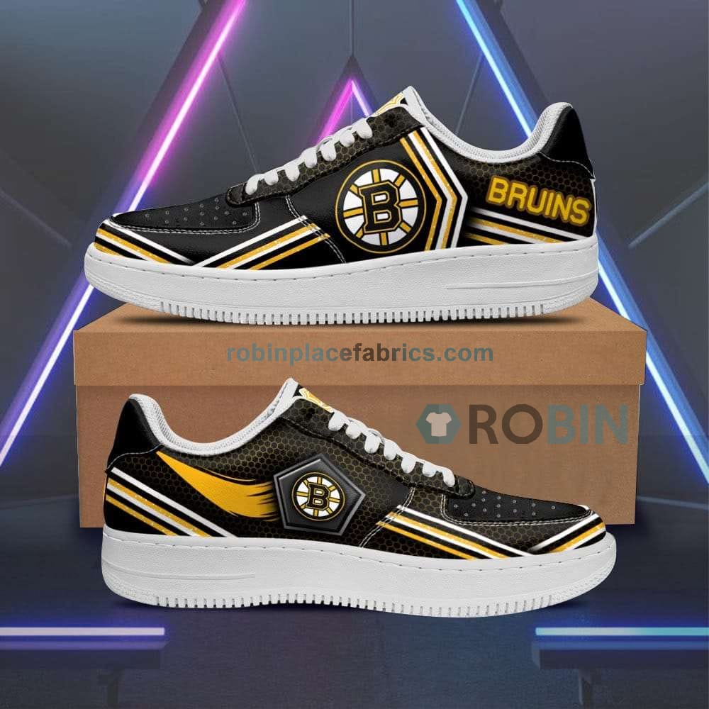 Boston Bruins Air Sneakers Custom Force Shoes Air Force 1 Shoes For Men Women