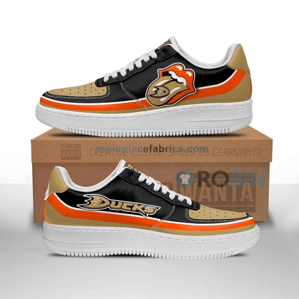 Anaheim Ducks Air Sneakers Custom Force Shoes Sexy Lipss Air Force 1 Shoes For Men Women