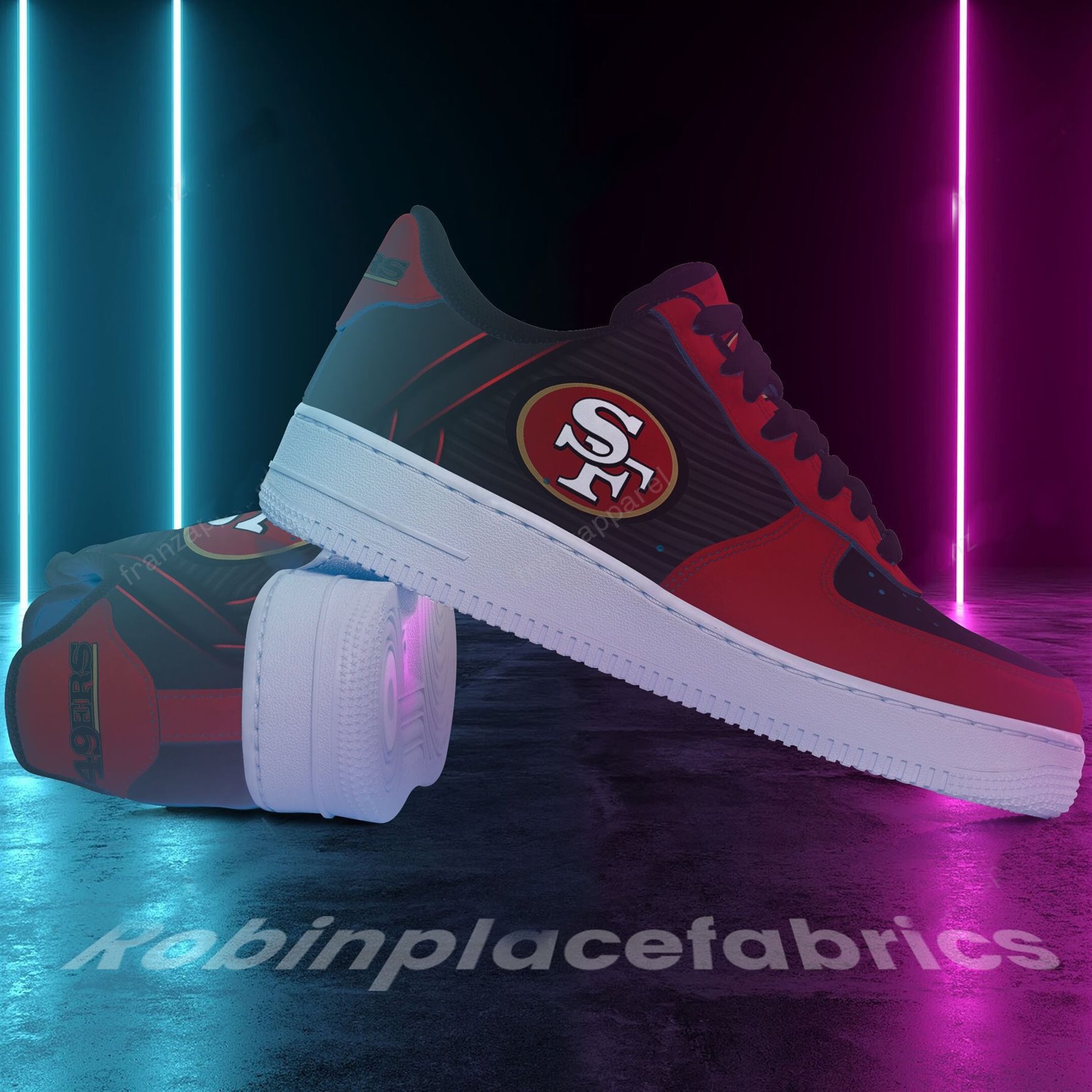 San Francisco 49Ers Af 1 Sneakers 18Rb-Naf For Men Women