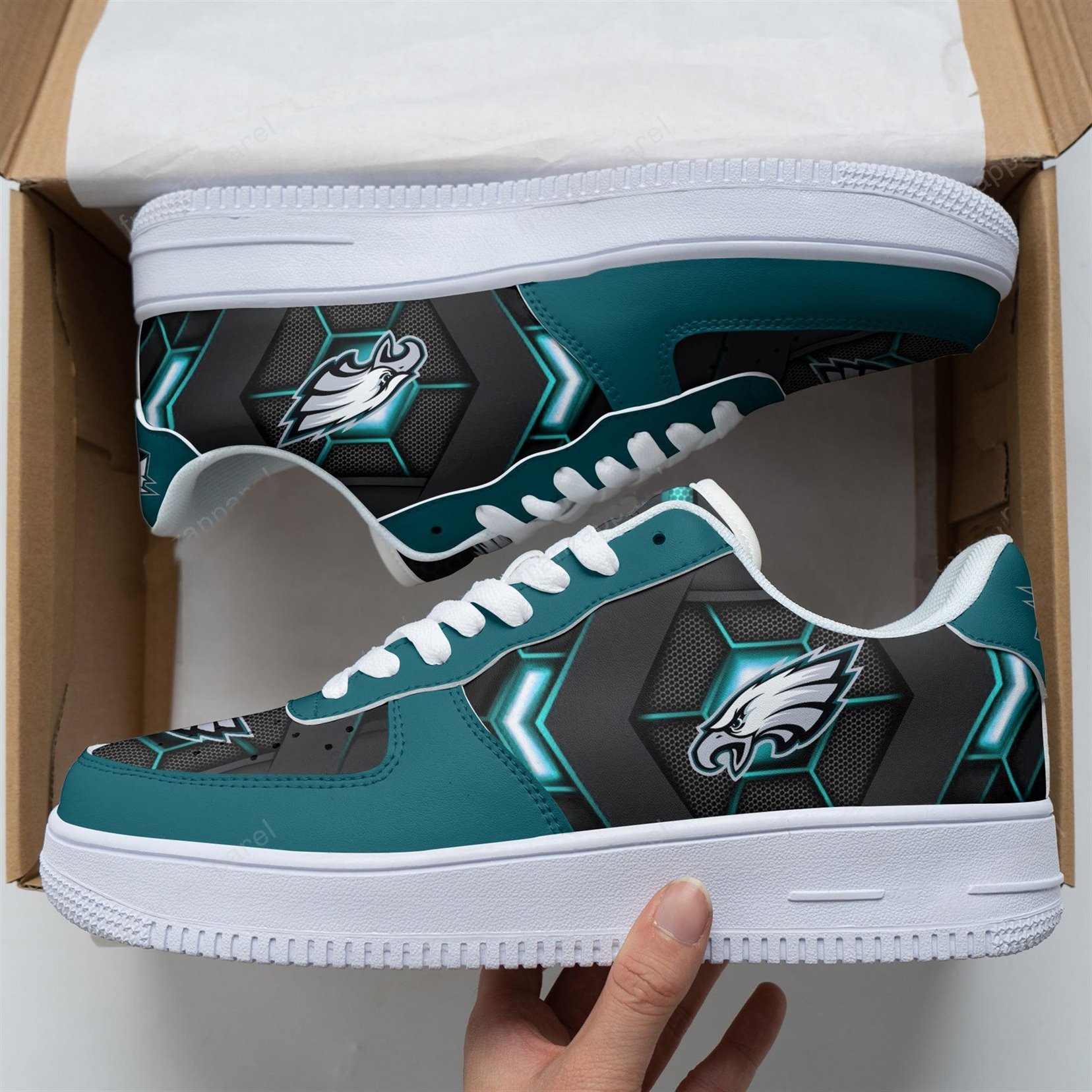Philadelphia Eagles Af 1 Sneakers 105Rb-Naf For Men Women