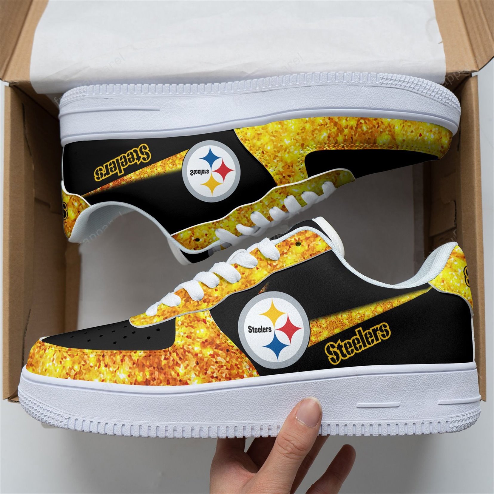 Pittsburgh Steelers Af 1 Sneakers 78Rb-Naf For Men Women