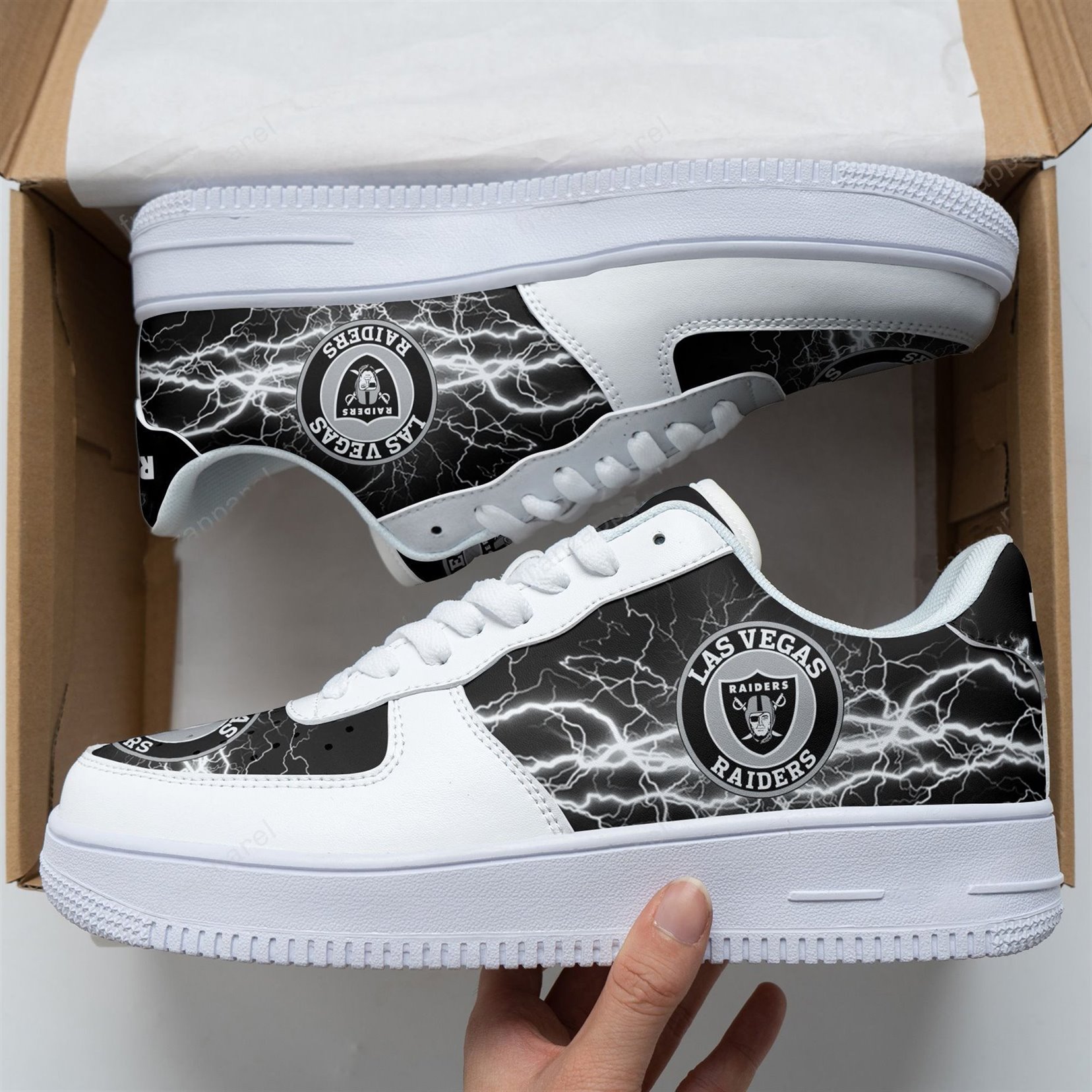 Las Vegas Raiders Af 1 Sneakers 80Rb-Naf For Men Women