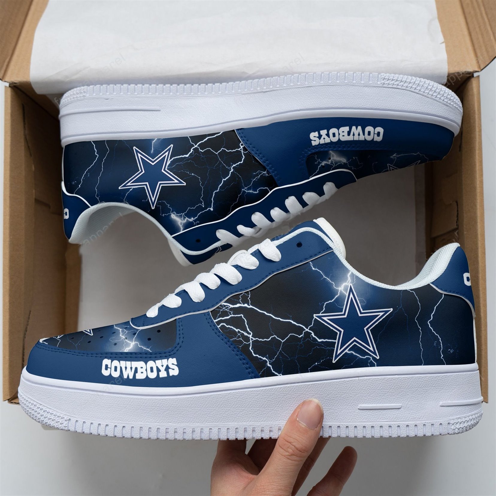 Dallas Cowboys Team Af 1 Sneakers 117Rb-Naf For Men Women