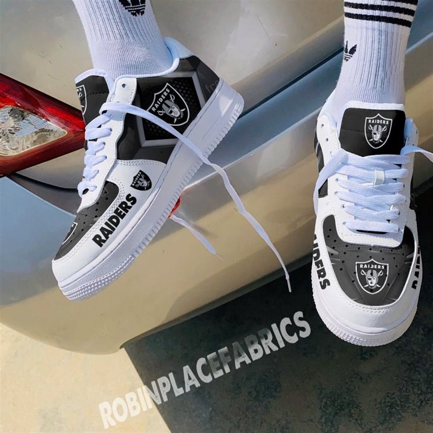 Las Vegas Raiders Af 1 Sneakers 38Rb-Naf For Men Women